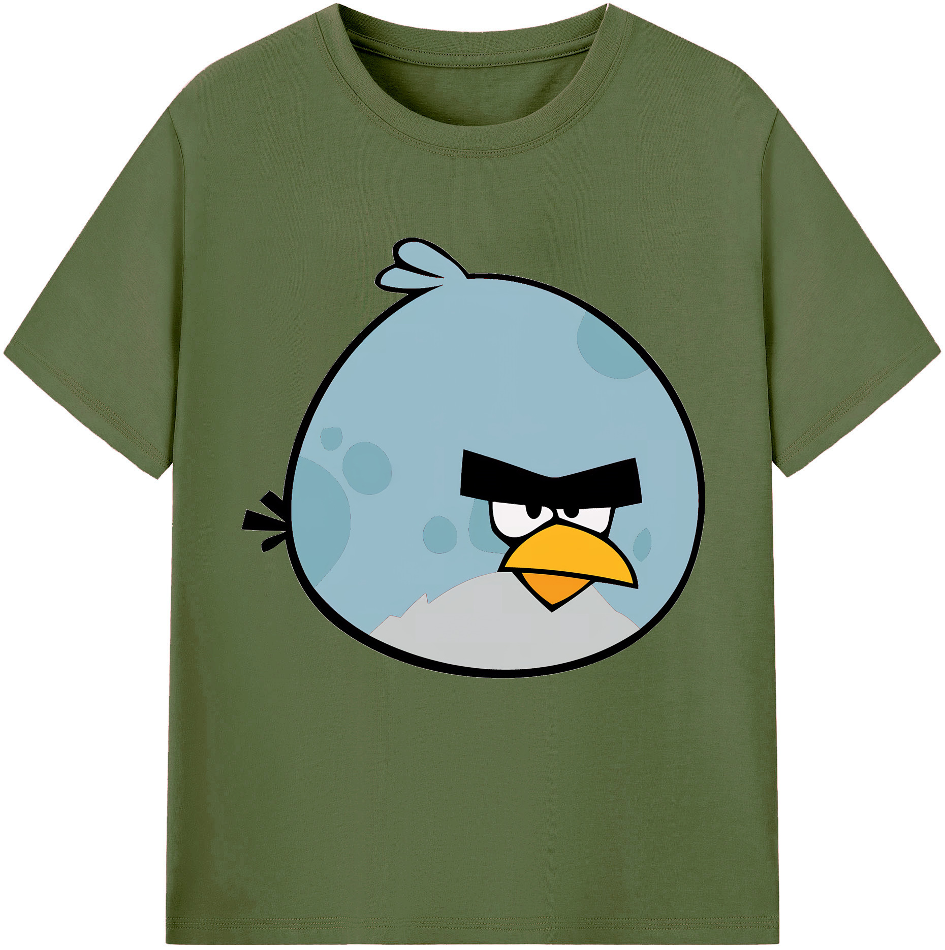（画像用） Angry Birds アングリーバード 綿100％半袖Tシャツ（フロントプリント）